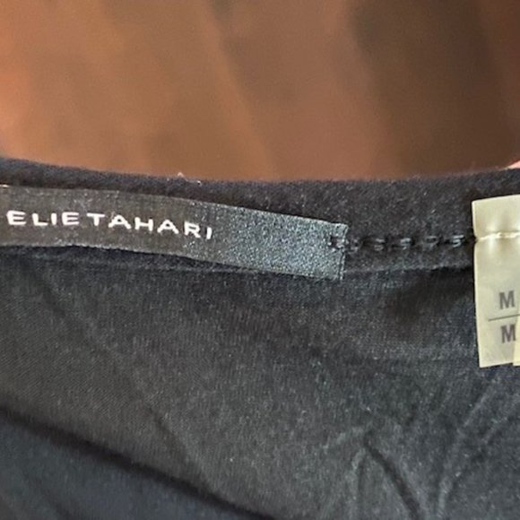 Elie Tahari Black Sequin Top - Picture 5 of 5